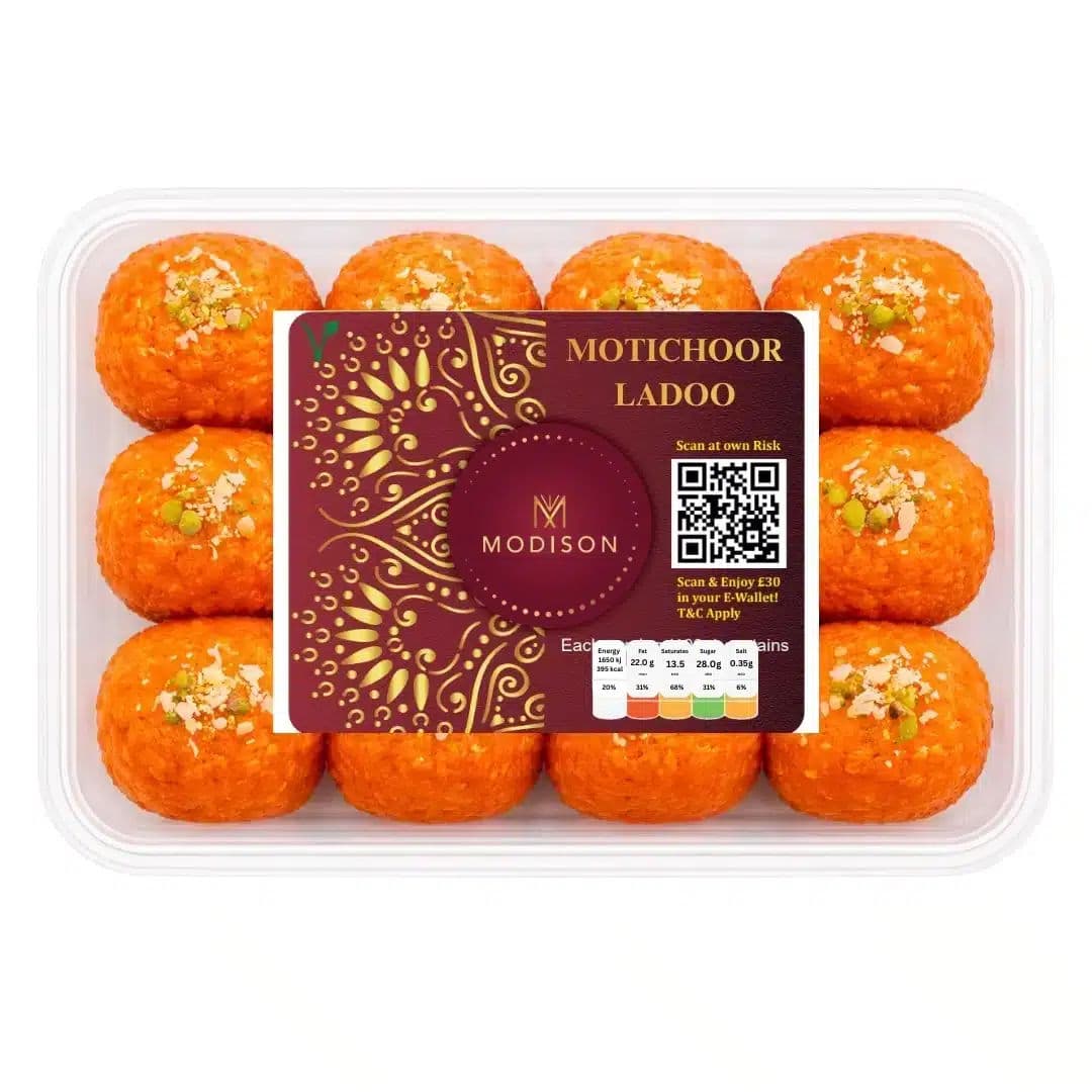 Modison Motichoor Laddu – Authentic Sweet UK