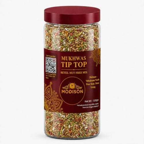 MODISON Tiptop Mukhwas Indian Mouth Freshener Fennel Aniseed 100g thumbnail 1