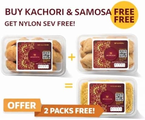 MODISON Namkeen Combo Indian Snacks 540g Party Mix 3 Pack thumbnail 2