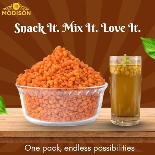 MODISON Masala Boondi Indian Snacks Spiced Gram Flour 180g thumbnail 7