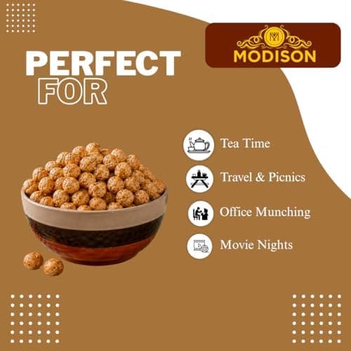 MODISON Roasted Makhana Healthy Snacks Tandoori Twist 80g thumbnail 6