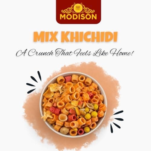 MODISON Mix Khichdi Fryums Indian Snacks Millet Mix 180g thumbnail 3