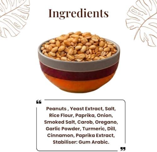 MODISON Roasted Peanuts Healthy Snacks Protein Rich Groundnuts 250g thumbnail 3