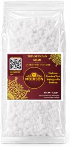 MODISON Top Op Papad Khar Indian Papad Ingredient Fine Powder 200g thumbnail 1