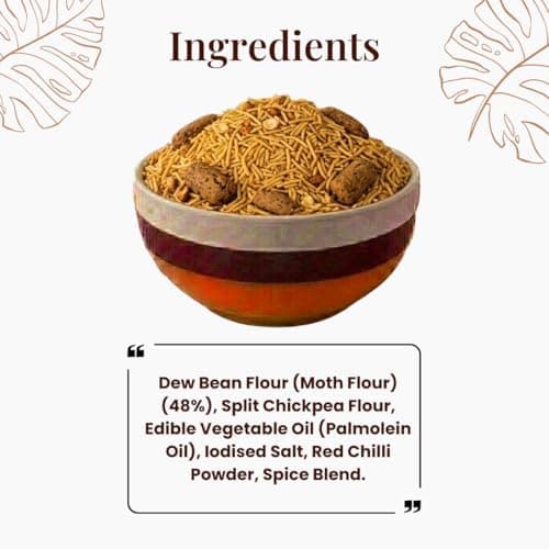 MODISON Bikaneri Sev Indian Snacks Crunchy Bhujia 180g thumbnail 7