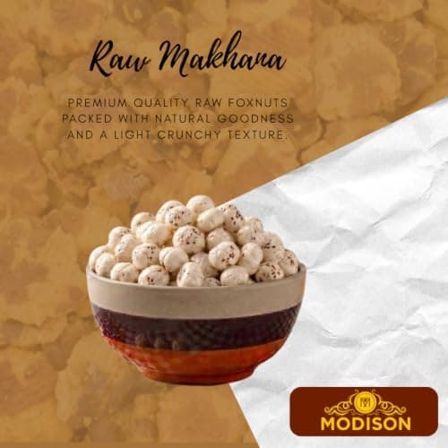 MODISON Raw Makhana Healthy Snacks Natural Fox Nuts 180g thumbnail 7