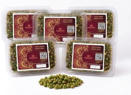 MODISON Spicy Fried Green Peas Healthy Snacks Crispy 900g thumbnail 1