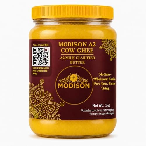 MODISON A2 Cow Ghee A2 Milk Clarified Butter 1kg thumbnail 1