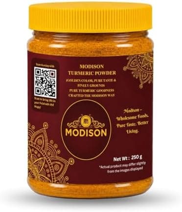 MODISON Turmeric Powder Indian Spices Pure Haldi 250g thumbnail 1