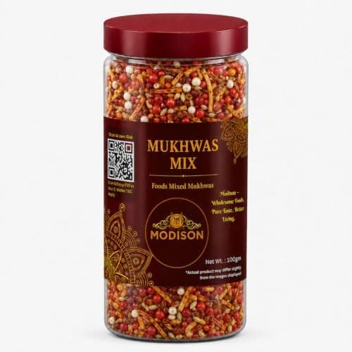 MODISON Mukhwas Mix Indian Mouth Freshener Rose Flavoured 100g thumbnail 1