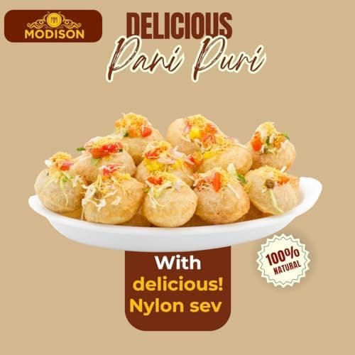 MODISON Pani Puri Nylon Sev Bundle Indian Street Food 540g Kit thumbnail 3
