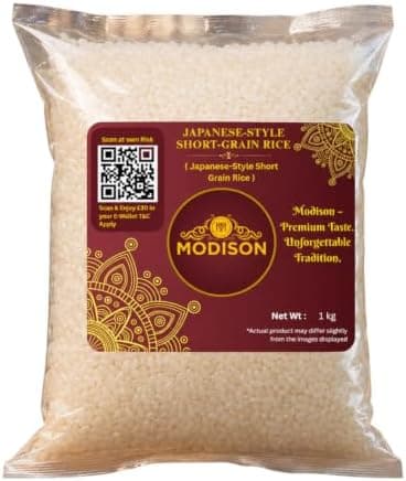 MODISON Japanese Style Short Grain Rice Sushi Rice 1kg thumbnail 1