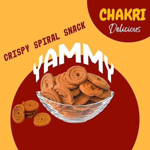 MODISON Butter Chakri Indian Snacks Crispy Gujarati 180g thumbnail 4