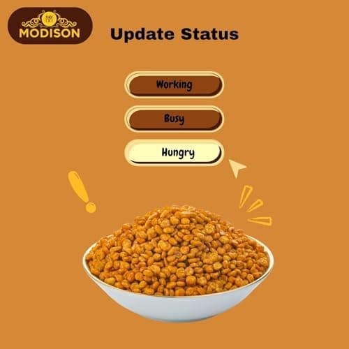 Modison Masala Chana Daal Crunchy Spicy 180gm thumbnail 3