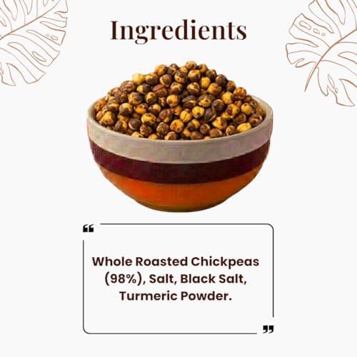 MODISON Roasted Chana Healthy Snacks High Protein 180g thumbnail 6