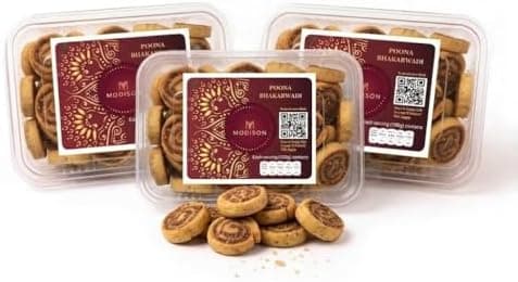 MODISON Poona Bhakarwadi Indian Namkeen Crispy Maharashtrian 540g thumbnail 1