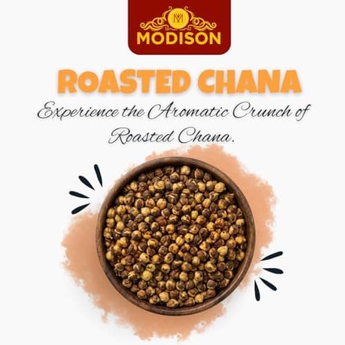MODISON Roasted Chana Healthy Snacks High Protein 180g thumbnail 3