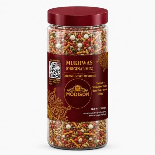 MODISON Original Mix Indian Mouth Freshener Crunchy Saunf 100g thumbnail 1