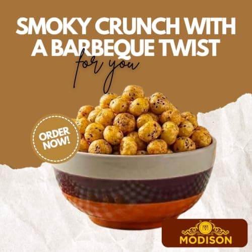 MODISON Roasted Makhana Healthy Snacks Smoky Barbeque Masala 80g thumbnail 5