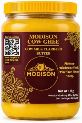 MODISON Cow Ghee Cow Milk Clarified Butter 1kg thumbnail 1