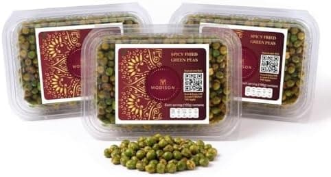 MODISON Spicy Fried Green Peas Healthy Snacks Crispy 540g thumbnail 1