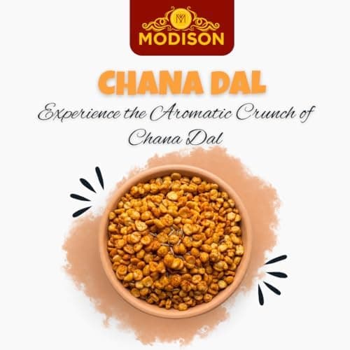 MODISON Roasted Chana Dal Healthy Snacks Masala Split Chickpeas 180g thumbnail 3