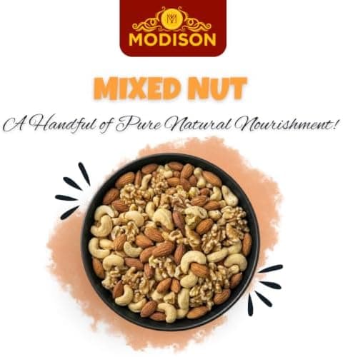 MODISON Mixed Nuts Healthy Indian Snacks Mix 400g thumbnail 7