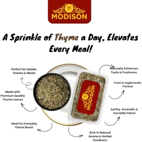 MODISON Thyme Herbs Dried Aromatic Seasoning 200g thumbnail 3