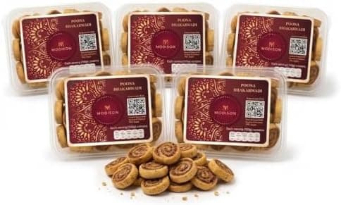 MODISON Poona Bhakarwadi Indian Namkeen Crispy Maharashtrian 900g thumbnail 1