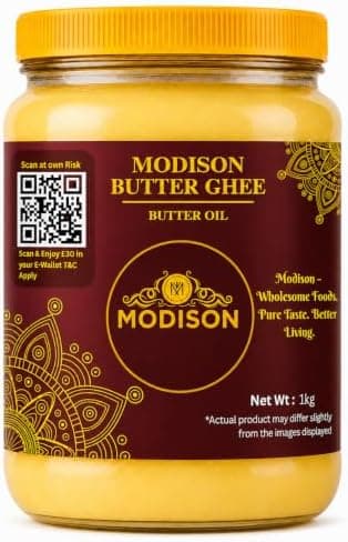 MODISON Butter Ghee Clarified Butter Pure Milk Fat 1kg thumbnail 1