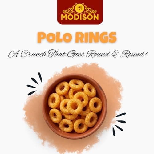 MODISON Polo Rings Indian Snacks Chatpata Masala 180g thumbnail 3