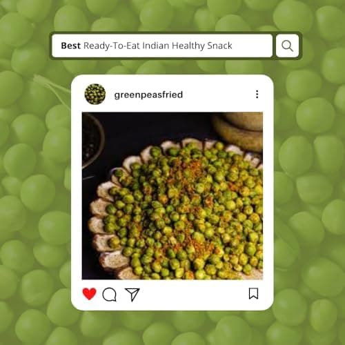 MODISON Spicy Fried Green Peas Healthy Snacks Crispy 180g thumbnail 6