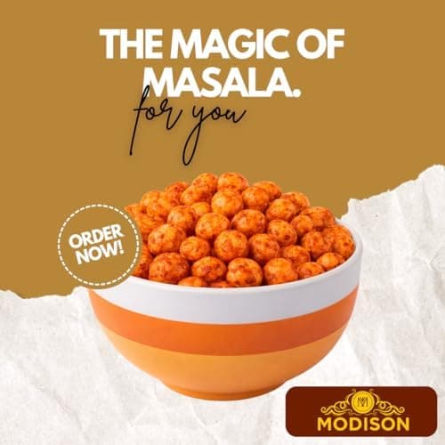 MODISON Roasted Makhana Healthy Snacks Magic Masala 80g thumbnail 2
