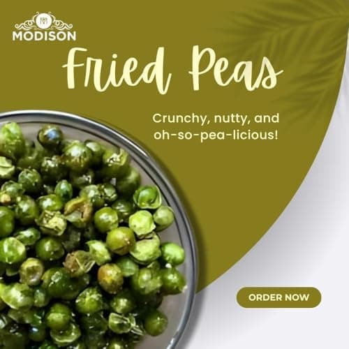 MODISON Spicy Fried Green Peas Healthy Snacks Crispy 900g thumbnail 5