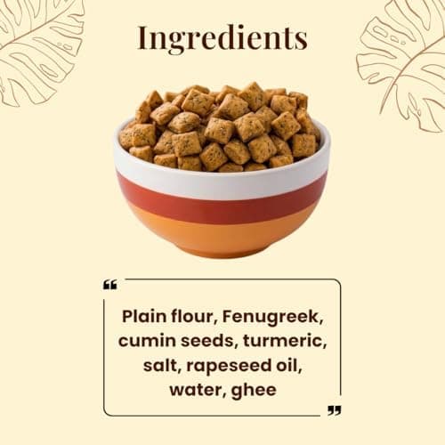 MODISON Methi Sakkarpara Indian Snacks Crispy Fenugreek 180g thumbnail 7