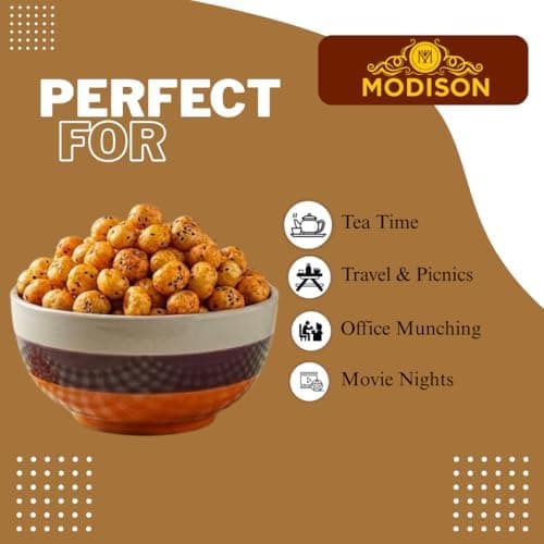 MODISON Roasted Makhana Healthy Snacks Cheese Chilli Fusion 80g thumbnail 6