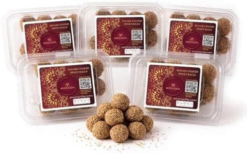 MODISON Til Laddu Indian Sweets Sesame Sweet Balls 900g thumbnail 1