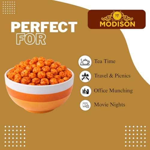 MODISON Roasted Makhana Healthy Snacks Magic Masala 80g thumbnail 4