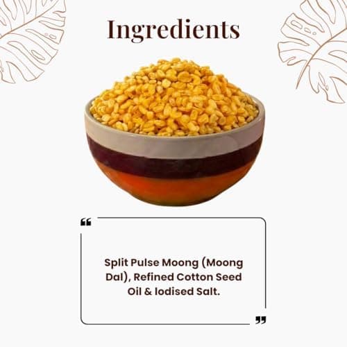 MODISON Moong Dal Indian Snacks Crispy Lentils 180g thumbnail 6