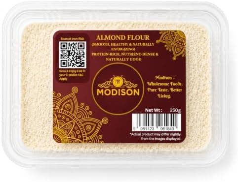 MODISON Almond Flour Baking Essentials Blanched Keto Friendly 250g thumbnail 1