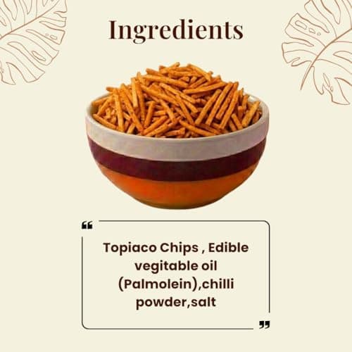 MODISON Spicy Finger Chips Indian Snacks Potato Crisps 180g thumbnail 7