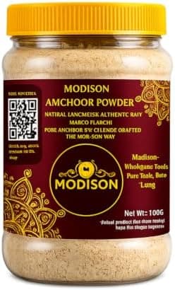 MODISON Amchoor Powder Indian Spices Dry Mango 100g thumbnail 1