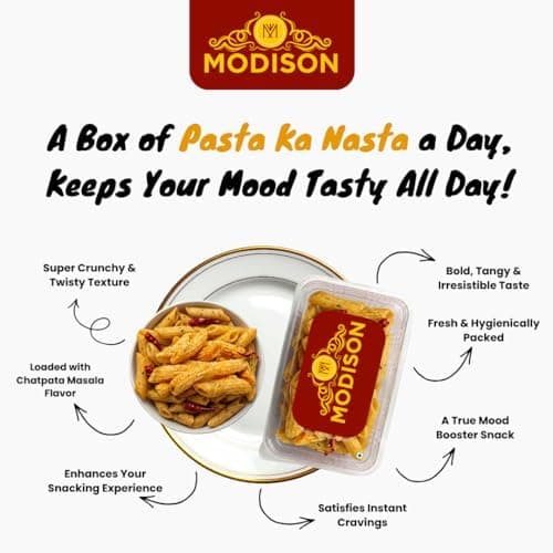 MODISON Pasta Ka Nasta Indian Snacks Italian Herbs 60g thumbnail 7
