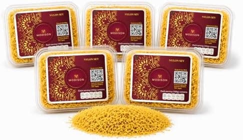 MODISON Nylon Sev Indian Snacks Crispy Gram Flour 900g thumbnail 1