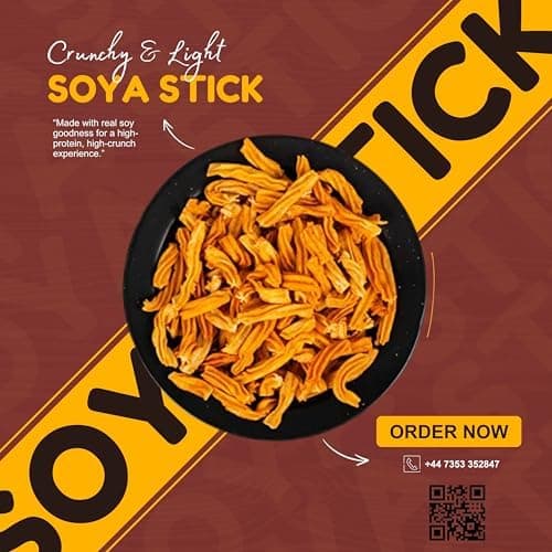 MODISON Soya Sticks Healthy Snacks Crispy Protein Rich 180g thumbnail 4
