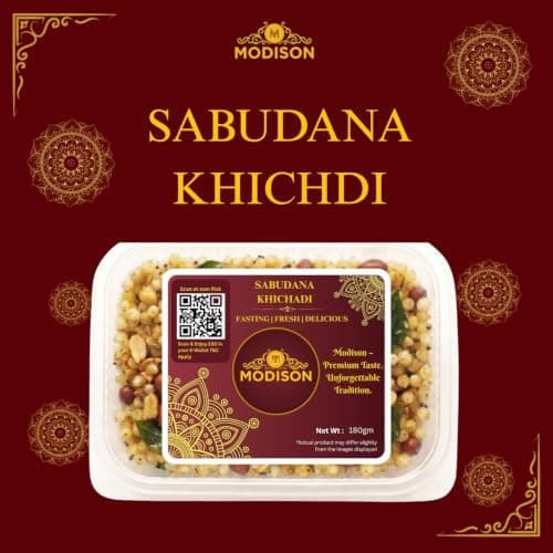 MODISON Sabudana Khichadi Indian Snacks Fasting Tapioca Meal 180g thumbnail 3