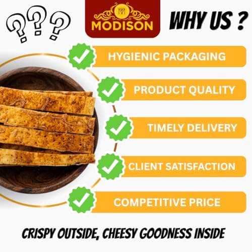 MODISON Pizza Sticks Indian Snacks Tomato Cheese 180g thumbnail 2