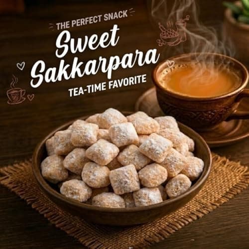 MODISON Sweet Sakkarpara Indian Sweets Crunchy Wheat Bites 180g thumbnail 4