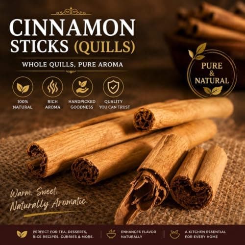 MODISON Cinnamon Sticks Quills Whole Spice Aromatic Bark 100g thumbnail 4