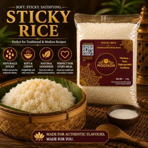 MODISON Sticky Rice Glutinous Rice Short Grain Rice 1kg thumbnail 4